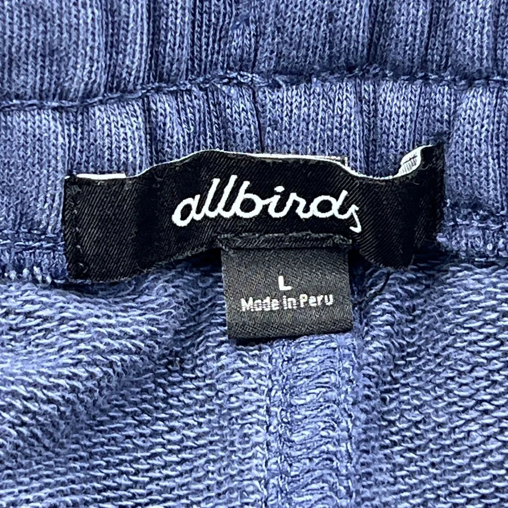 Allbirds R&R Sweatpants Men's Large Blue Organic Pima Cotton Hemp Jogger Pants